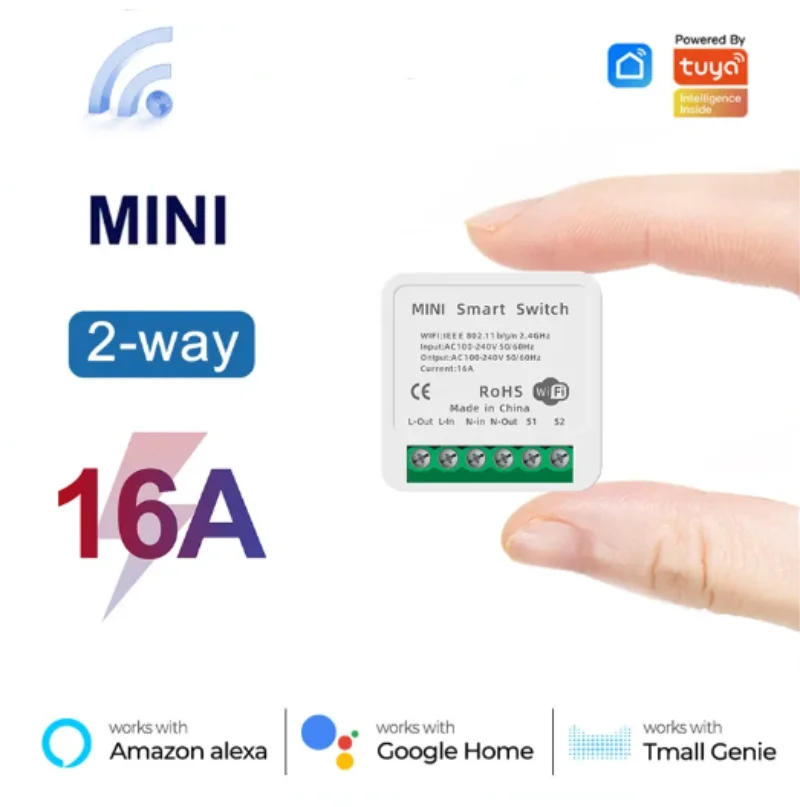 Home Automation Technology - Tuya Mini 16A WiFi anahtarı akıllı