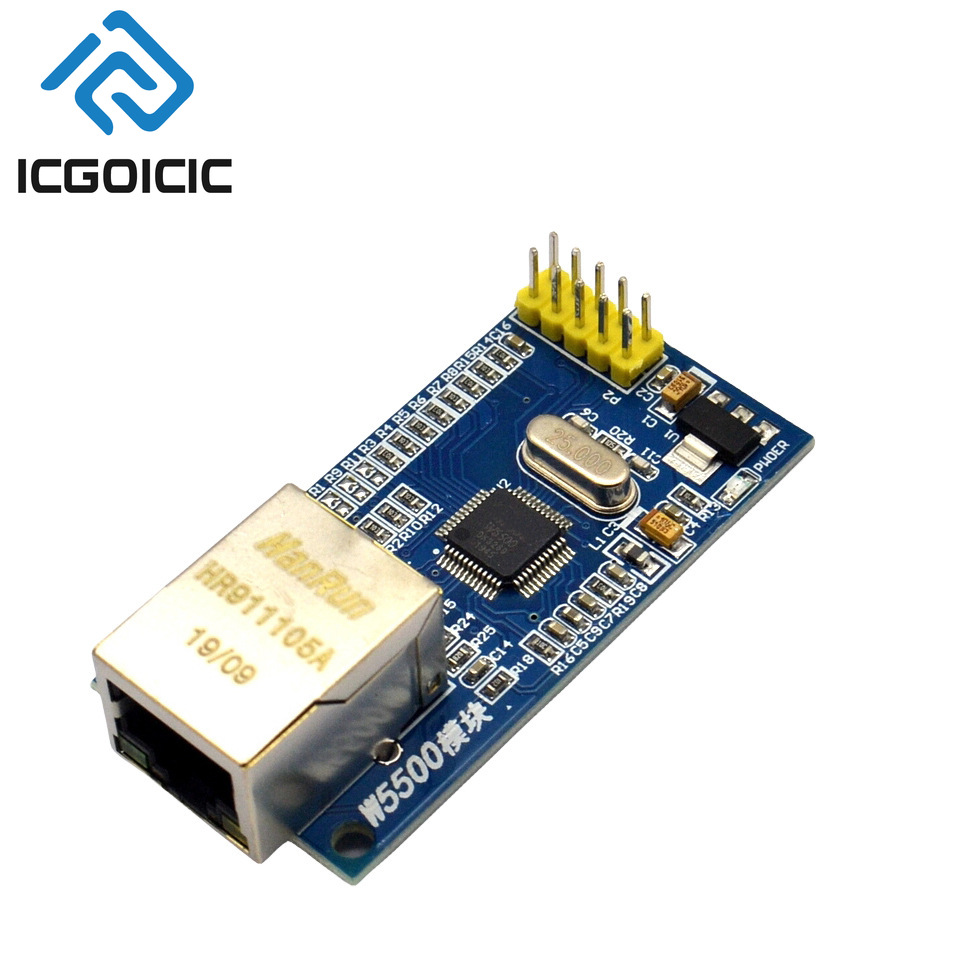 Ethernet Module W5500 - W5500 Ethernet Modülü – Kablolu TCP/IP,