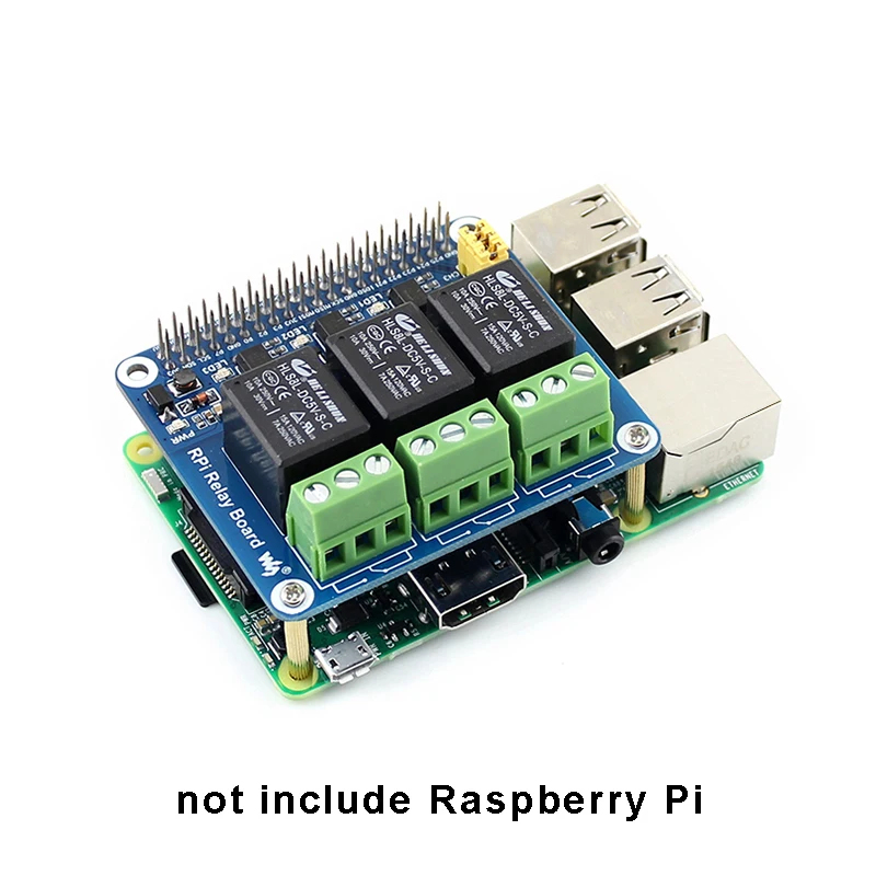 Home Automation Raspberry Pi - 3 Kanallı Röle Genişletme Kartı Raspberry