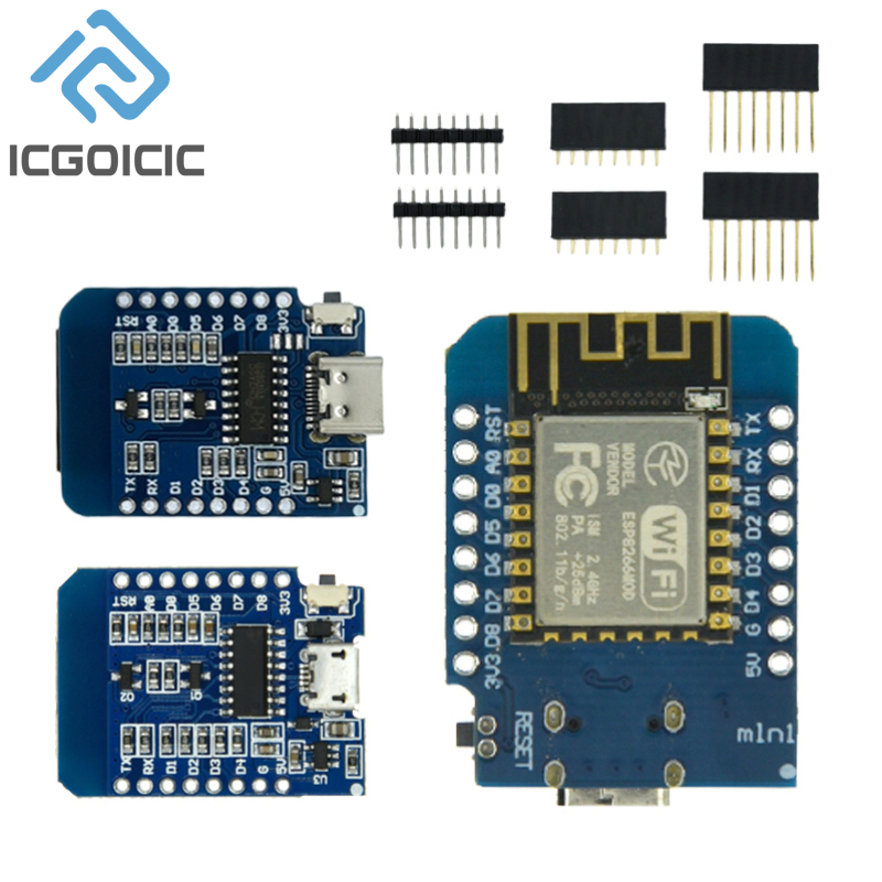 Esp8266 Nodemcu Board - D1 mini-mini NodeMcu 4M bayt Lua