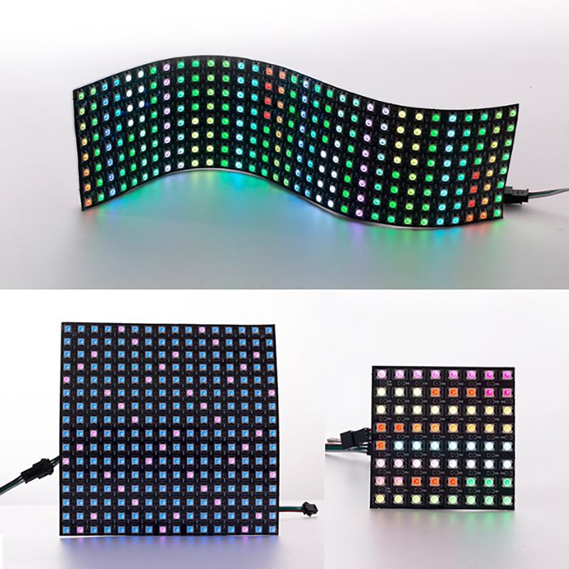 Rgb Led Matrix 8X8 - WS2812B Akıllı Piksel Modül Matris Paneli
