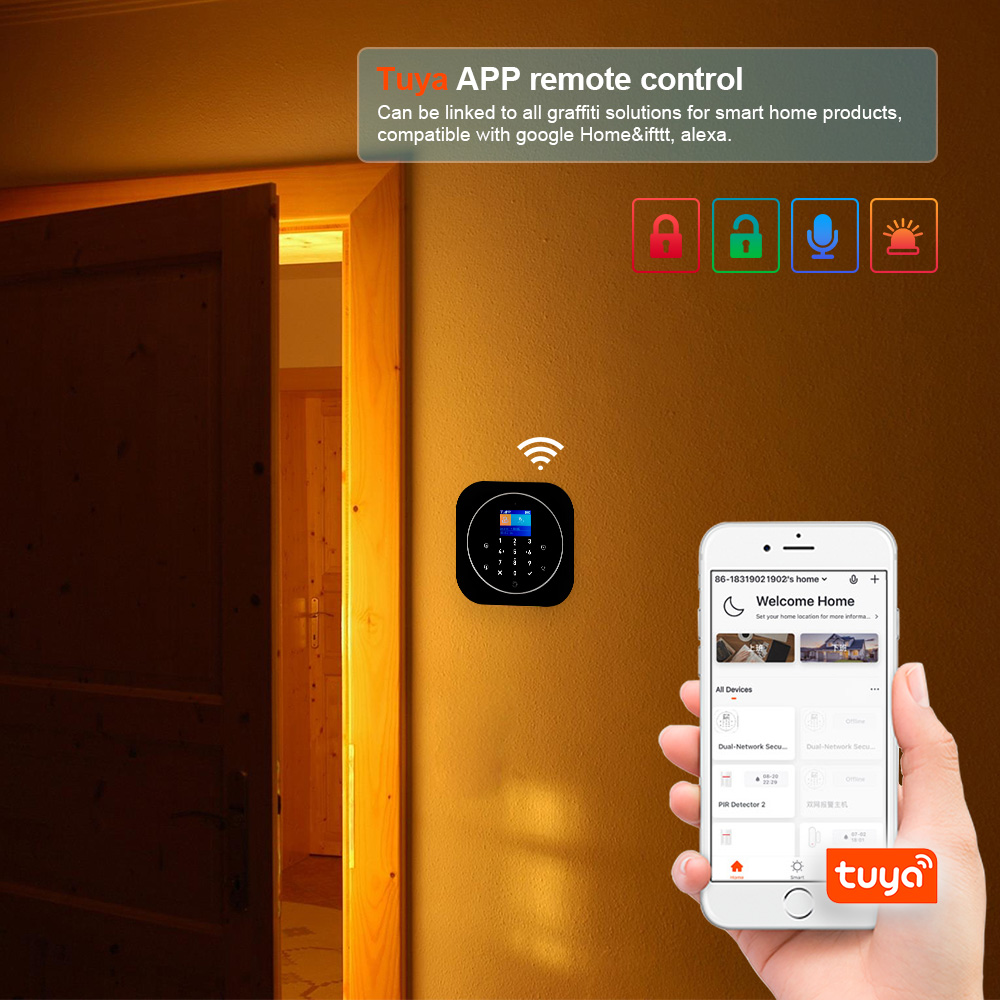 KERUI G12 2G Wifi Kablosuz Ev  - Home Automation Diy incelemesi ve fiyatı