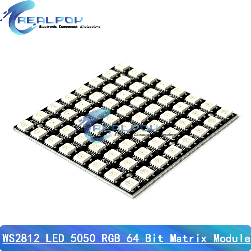 Arduino için WS2812 LED 5050 R - Rgb Led Matrix 8X8 incelemesi ve fiyatı
