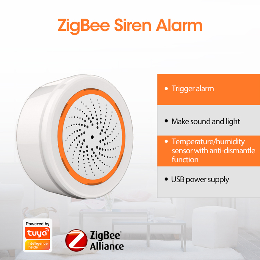 NEO-Tuya Zigbee Siren Ağ Geçid - Home Automation Technology incelemesi ve fiyatı