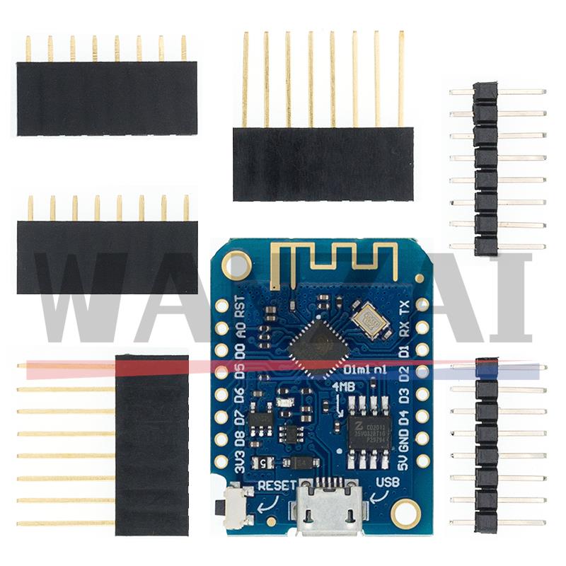 WeMos D1 Mini Pro V3.0.0 Bayt  - Esp8266 Nodemcu Board incelemesi ve fiyatı