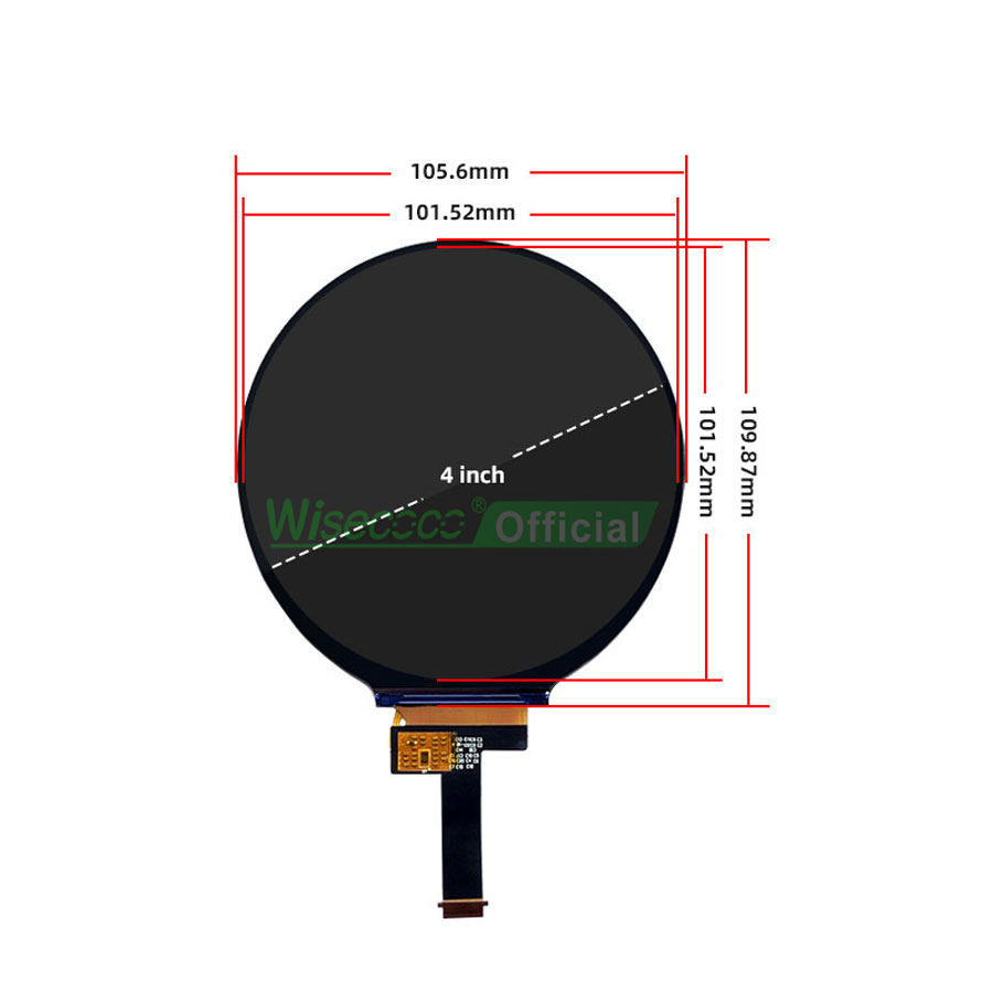 Wisecoco 4 Inç Yuvarlak LCD Ek - Home Automation Raspberry Pi incelemesi ve fiyatı
