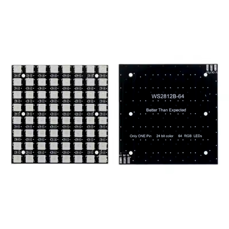 WS2812 LED 5050 RGB 8x8 64 Bit - Rgb Led Matrix 8X8 incelemesi ve fiyatı