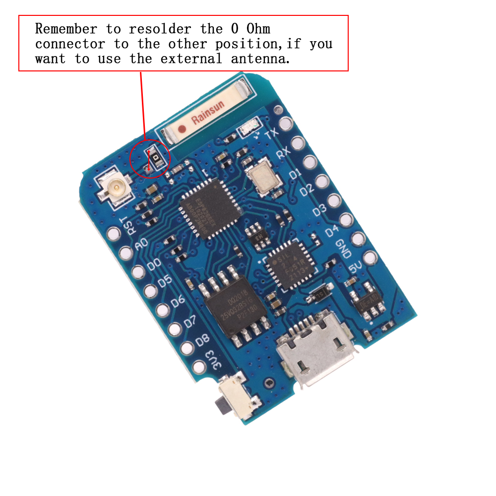 WeMos D1 Mini Pro V3.0 NodeMcu - Esp8266 Nodemcu Board incelemesi ve fiyatı
