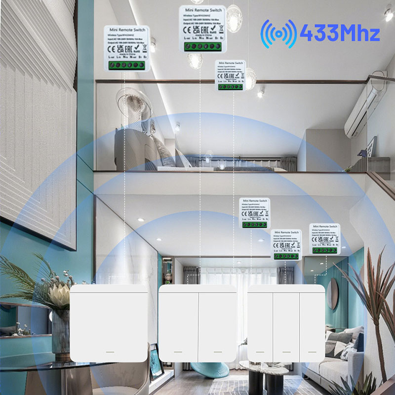 RF 433MHz Akıllı DIY Kablosuz  - Home Automation Systems Diy incelemesi ve fiyatı