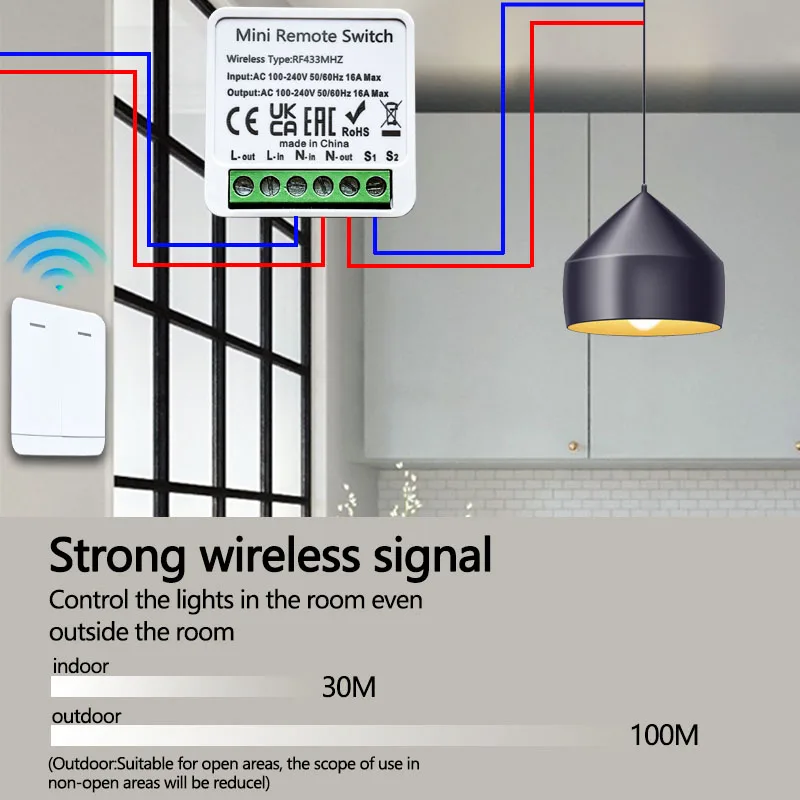 RF 433MHz Akıllı DIY Kablosuz  - Home Automation Systems Diy incelemesi ve fiyatı