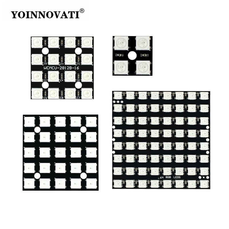 WS2812 LED 5050 RGB 8x8 LED Ma - Rgb Led Matrix 8X8 incelemesi ve fiyatı