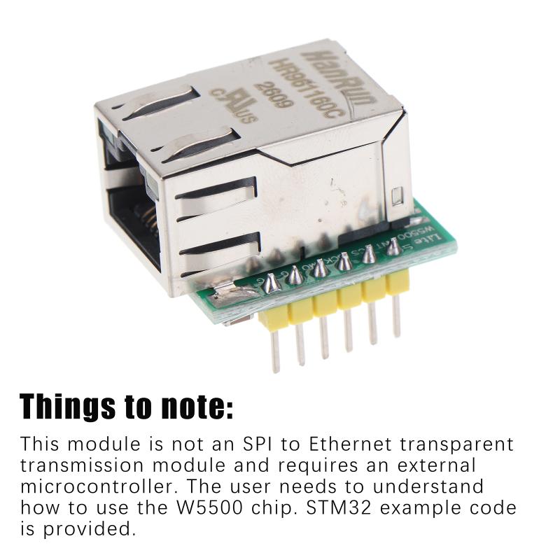 USR-ES1 W5500 Çip SPI'dan LAN  - Ethernet Module W5500 incelemesi ve fiyatı