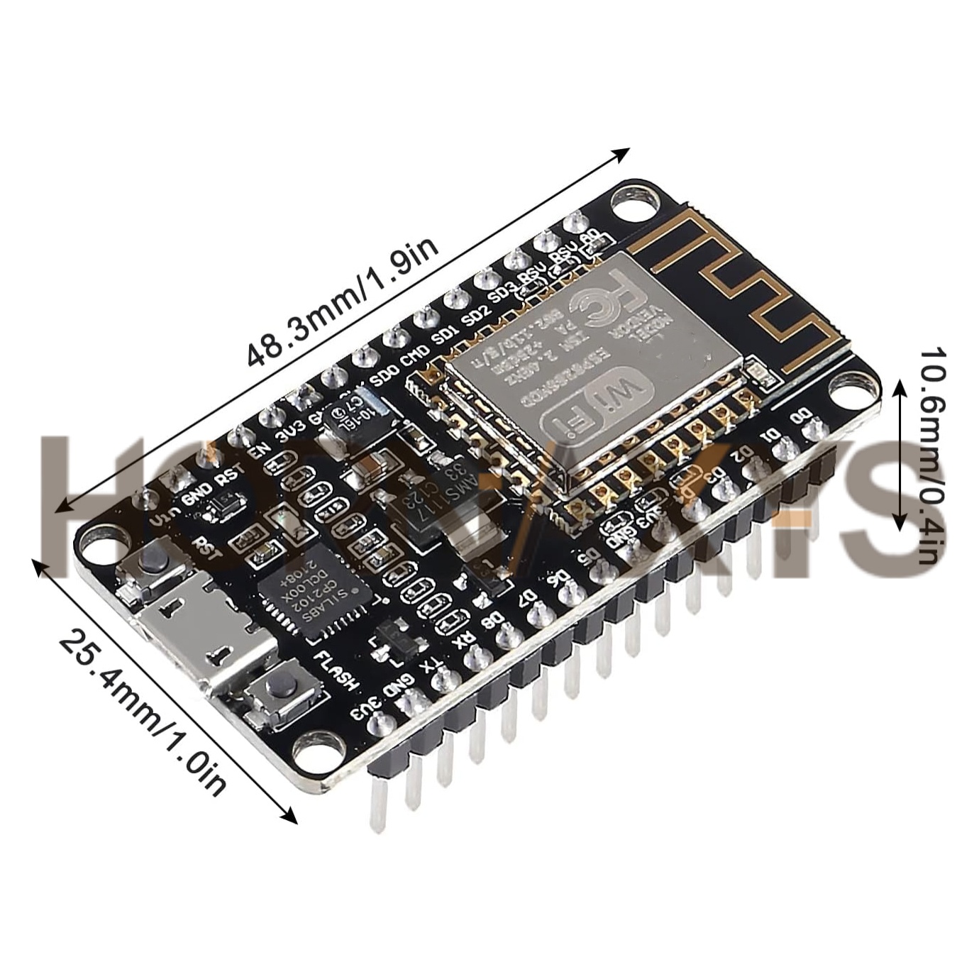 1-10 adet/kablosuz modül CP210 - Esp8266 Nodemcu Board incelemesi ve fiyatı