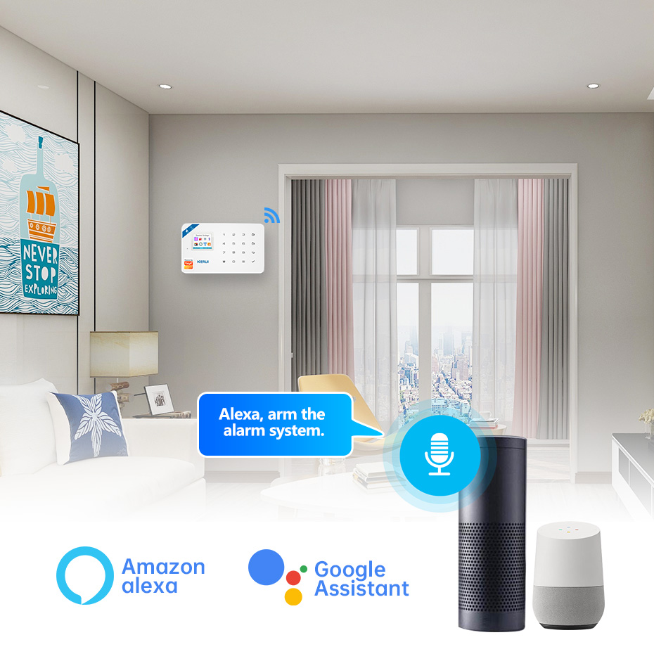 KERUI Güvenlik Alarm Sistemi K - Smart Home Automation Diy incelemesi ve fiyatı